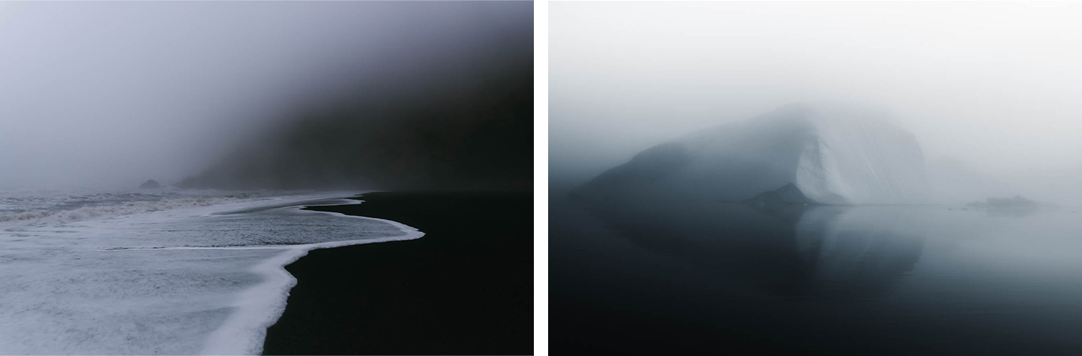 Foggy Winter Landscape