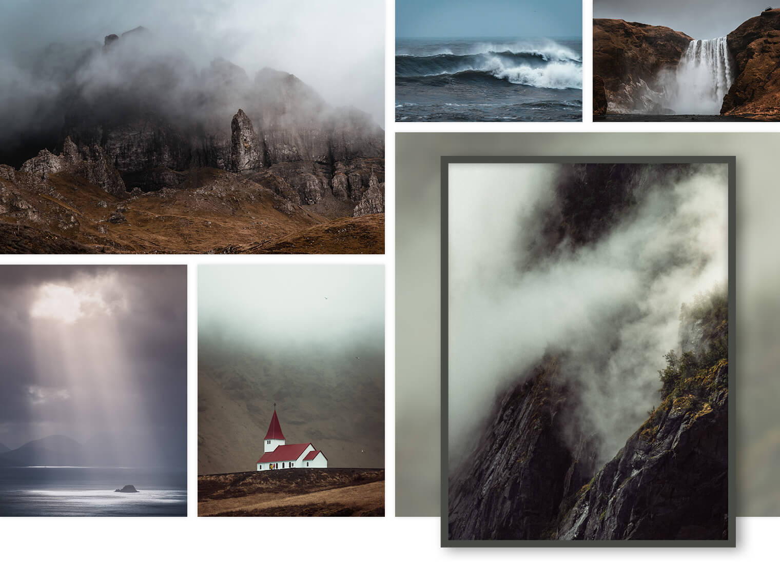 Moody Landscape Photography for Interior Design