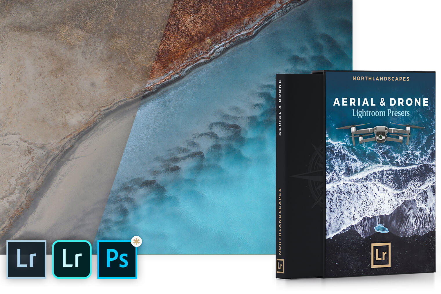 Aerial & Drone Photography: Premium Workflow with 60 Lightroom Presets
