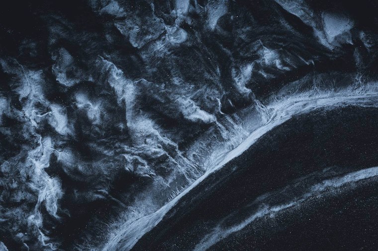 Aerial Photo of Volcanic Landscape in Iceland