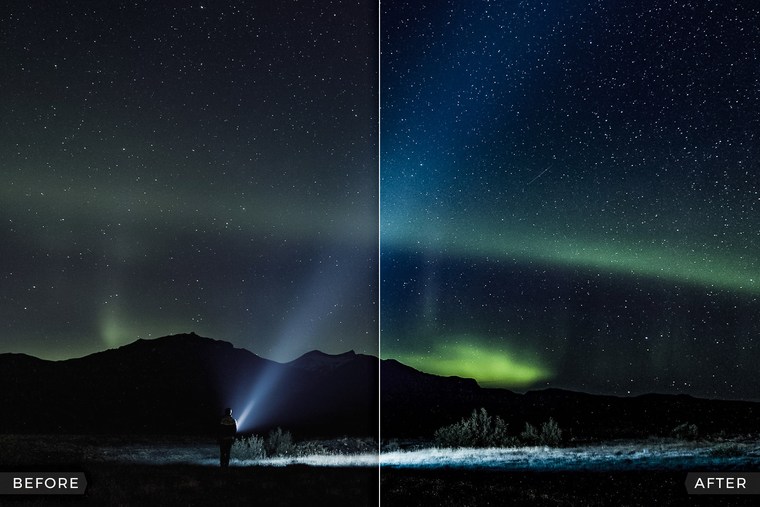 FREE Lightroom Presets for Northern Lights Photography