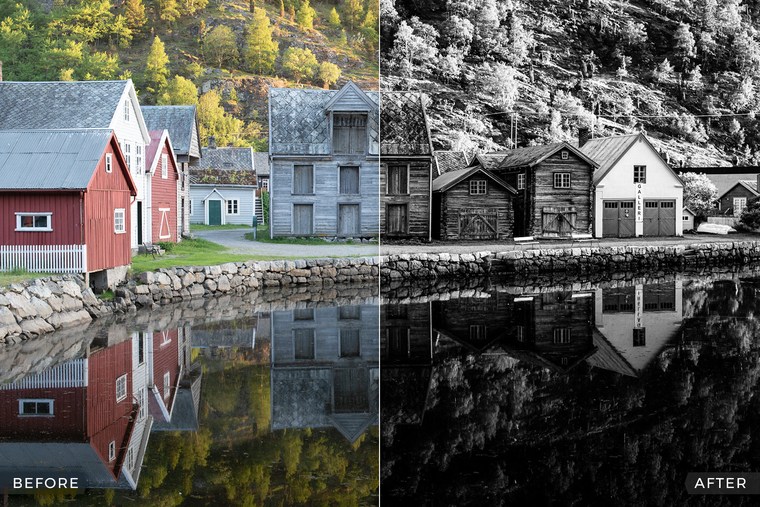 FREE Lightroom Presets for Black & White Travel Photography
