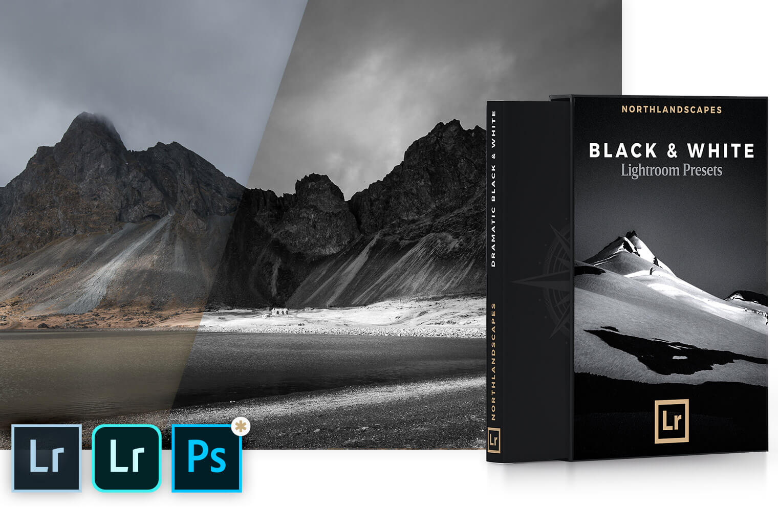 Black & White Lightroom Presets for Adobe Lightroom