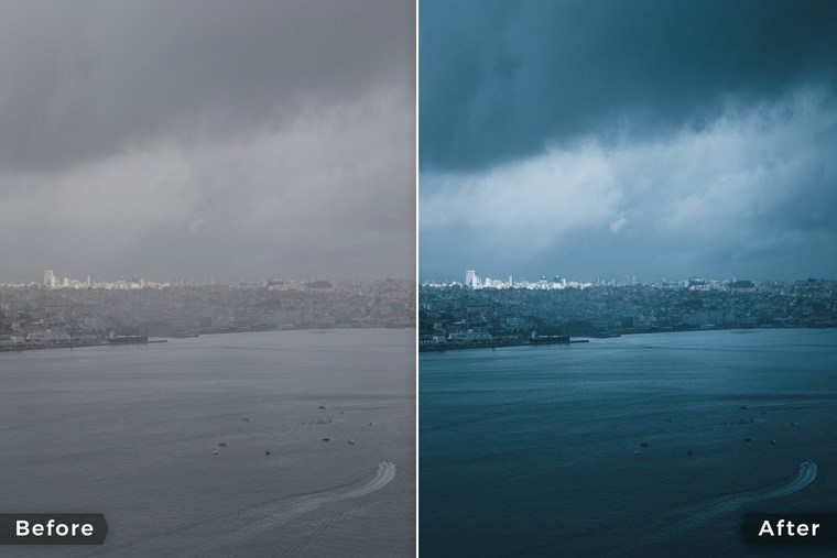 Cinematic Lightroom Presets - Before & After Example