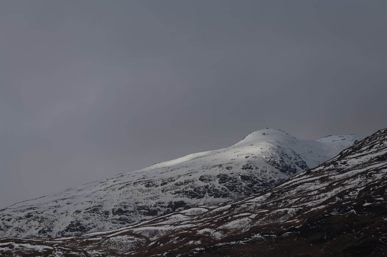 Unedited Photo of Mountain Range