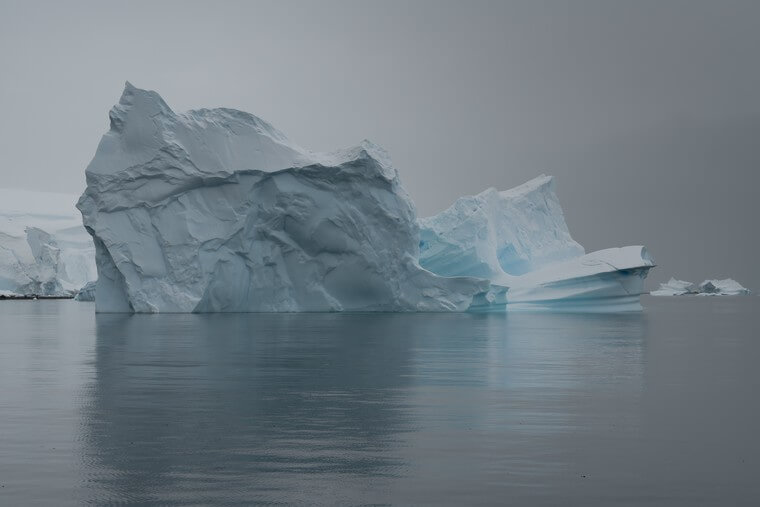 Unedited Aerial Photo of Glacial Landscape