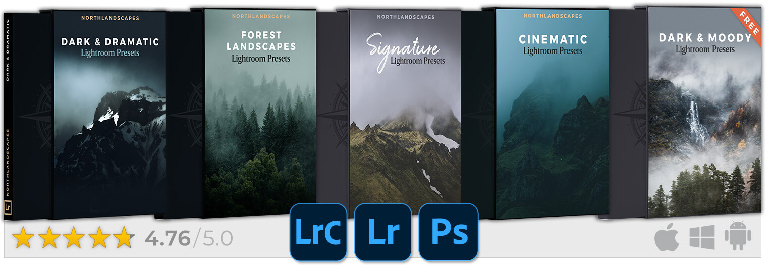 Moody Lightroom Presets for Landscape Photography