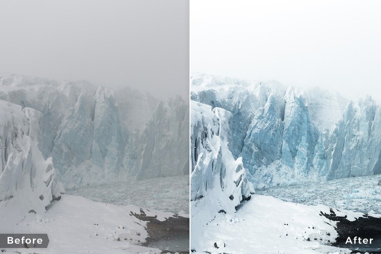 Lightroom Presets for Glacier Landscapes