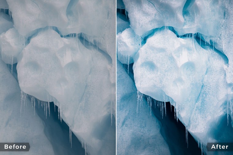 Lightroom Presets for Icy Landscapes