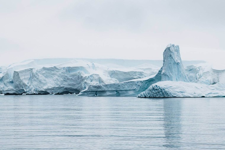 Arctic Landscape in Bright and Airy Colors