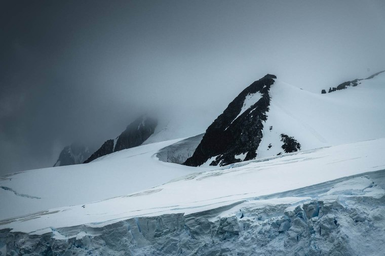 Mountain Range in Antarctica