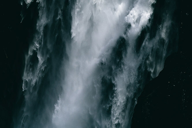 Waterfall in Norway - edited with Dark & Dramatic Lightroom Presets