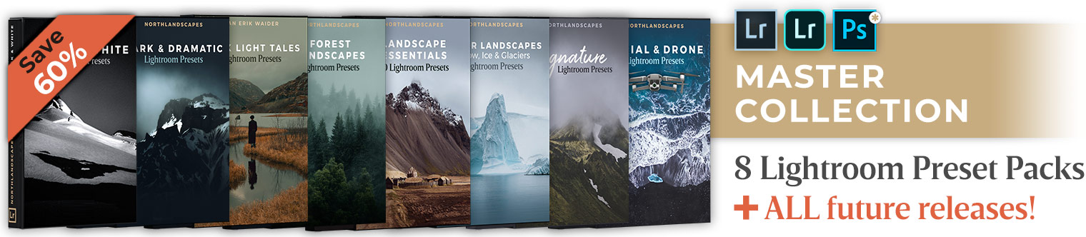 Save over 60% with the Lightroom Preset Bundle by Northlandscapes Photography