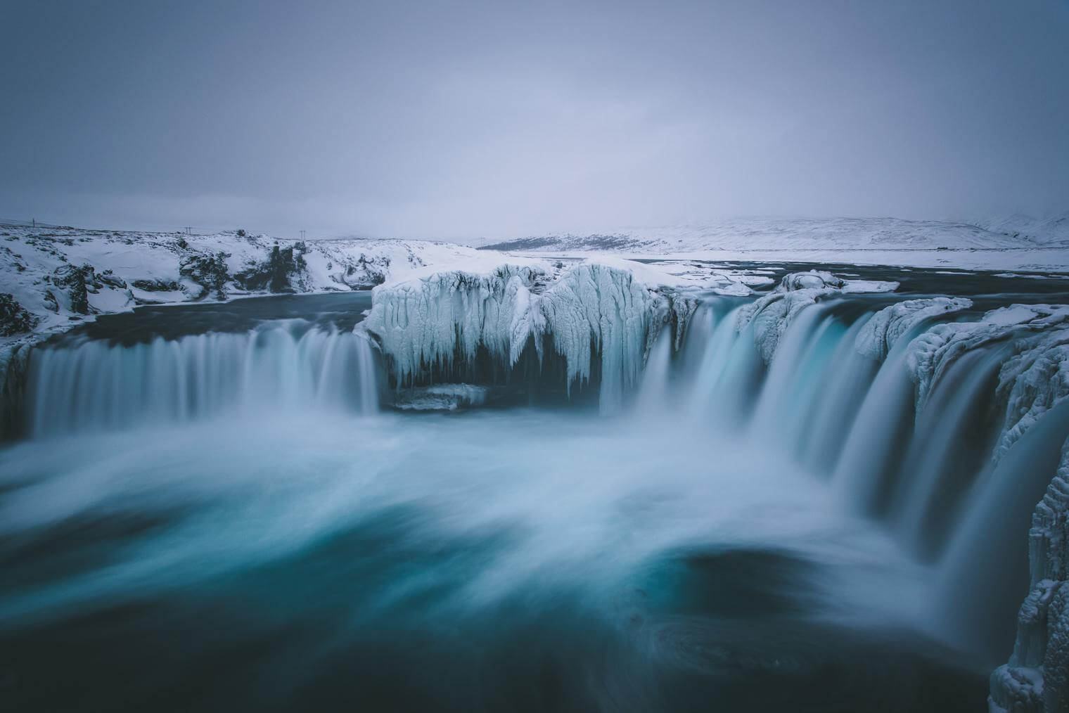 Godafoss Waterfall in Iceland in Winter - Edited with Northlandscapes Signature Lightroom Presets