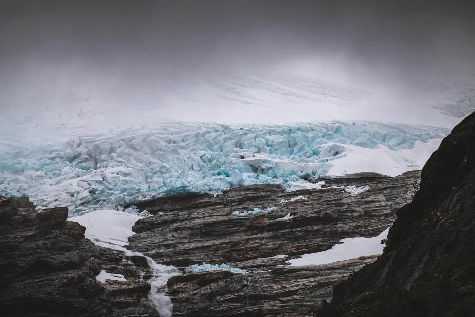 Glacier in the Clouds - Edited with Northlandscapes Signature Lightroom Presets