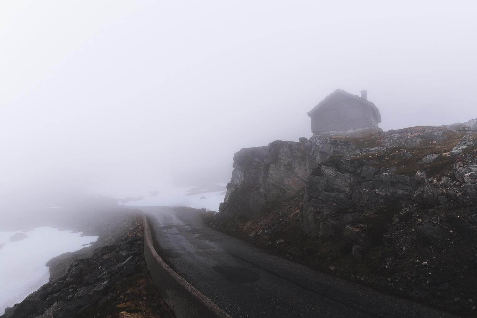 Snow and Fog in Norway (Dark and Moody Lightroom Presets for Landscape Photography)