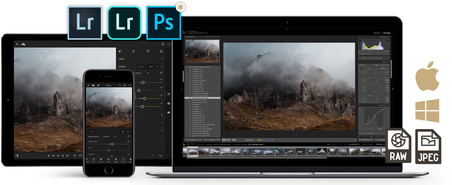 Developed for Lightroom Desktop & Mobile