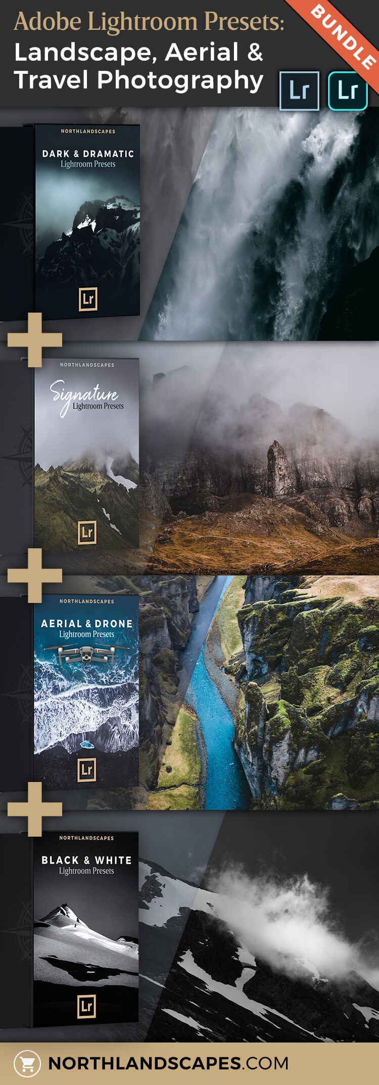 The Best Lightroom Presets Bundle for Landscape, Aerial & Travel Photography + Future Product Releases