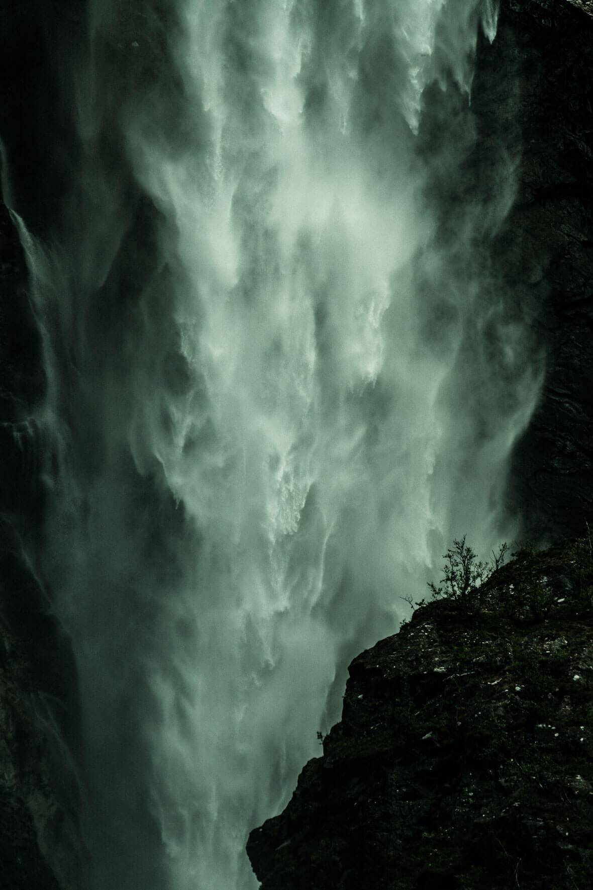 Vøringsfossen waterfall in Måbødalen valley, Norway