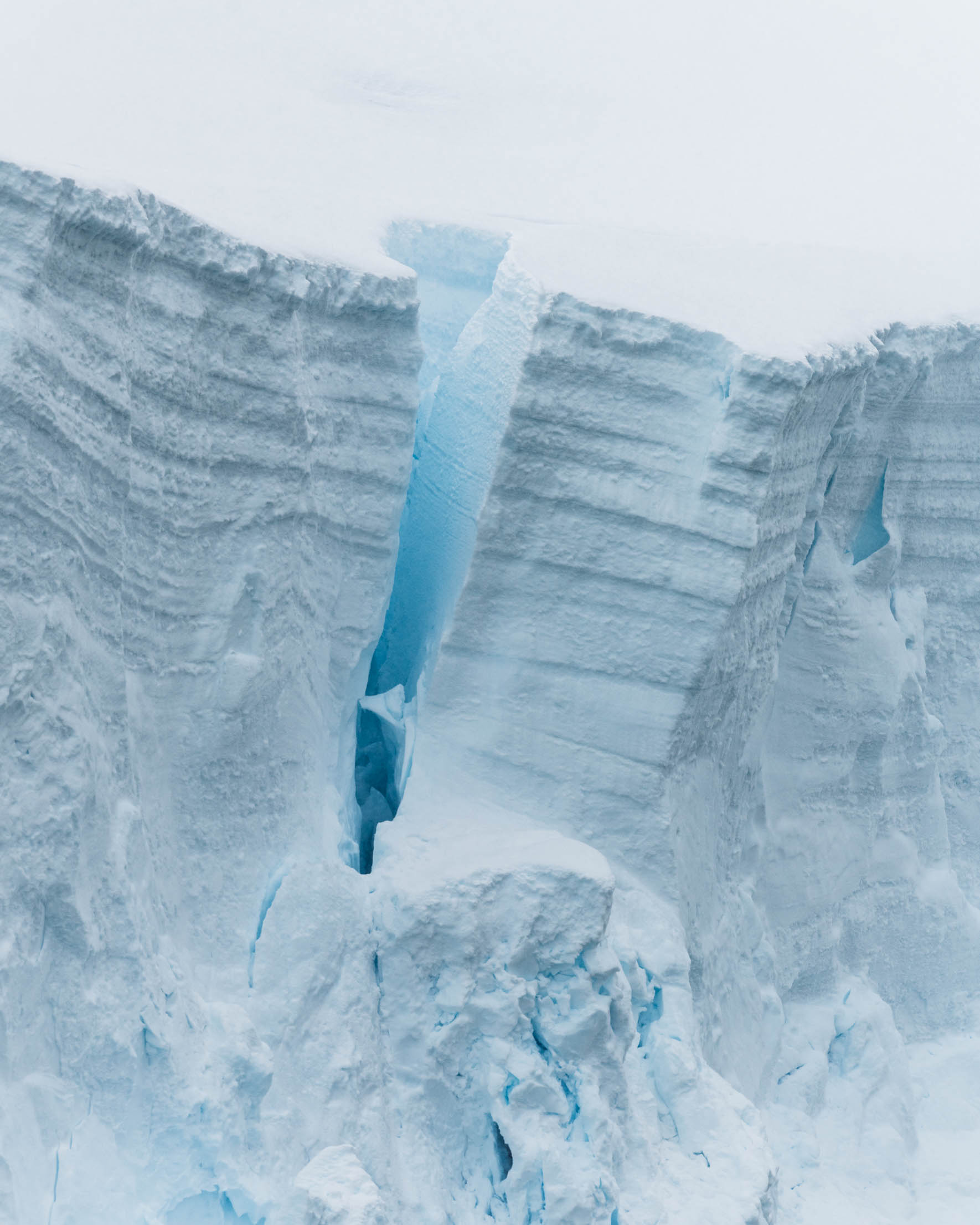 Glacial landscape of Antarctica