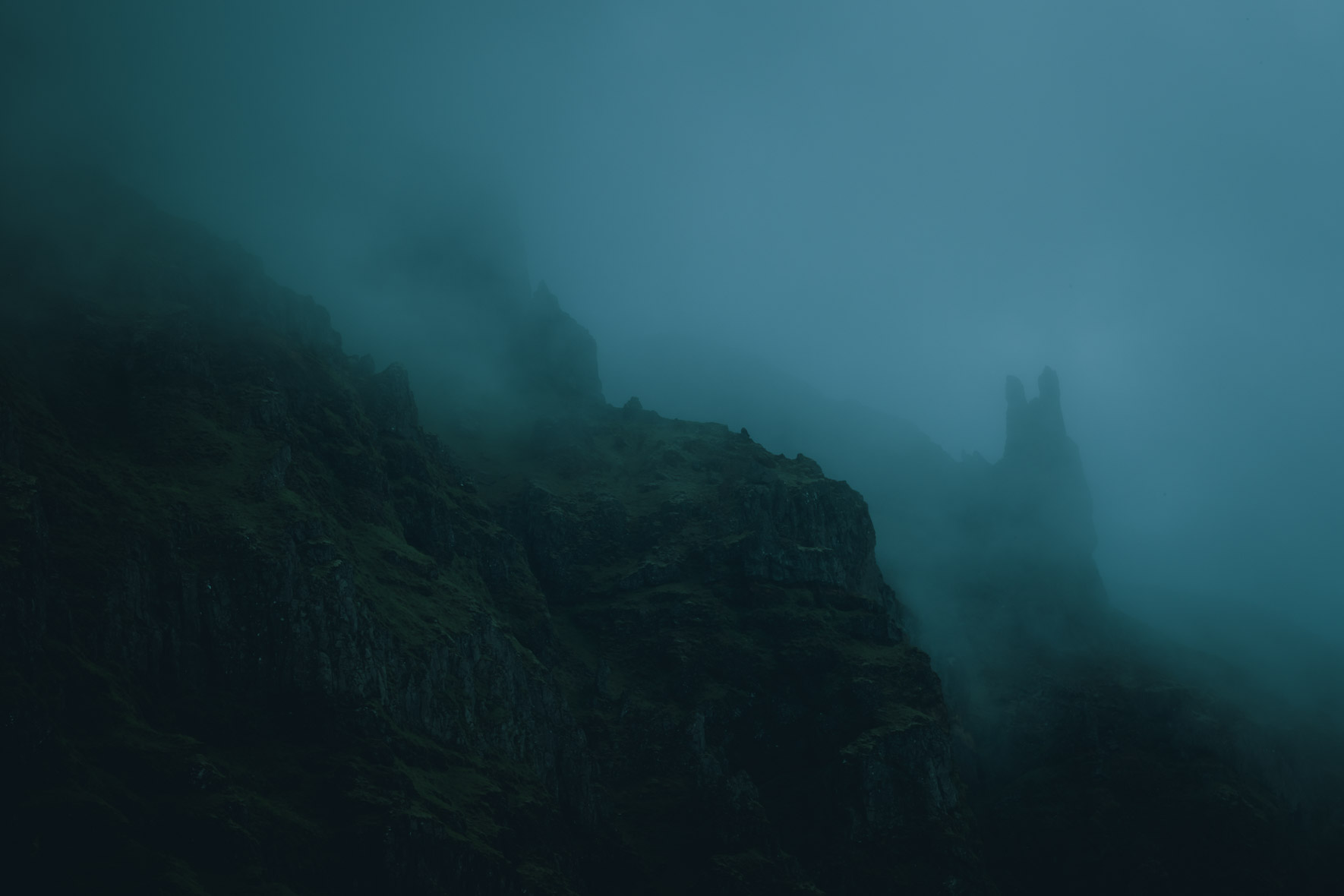 Dark and Cinematic Landscape of Iceland