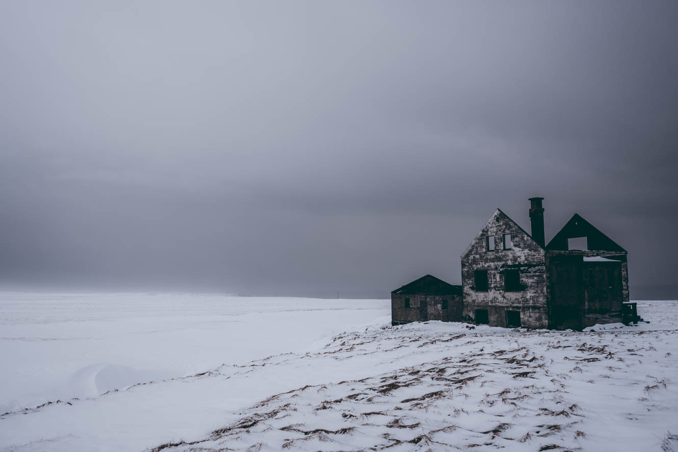 Abandoned Farmhouse of Dagverðará at Snæfellsnes, Iceland