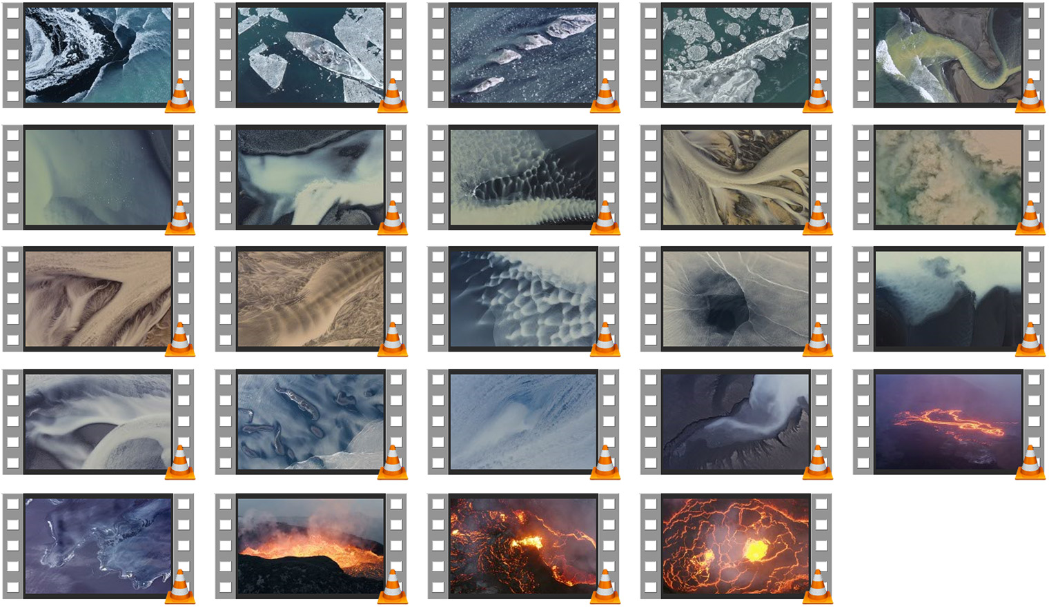 Video licensing of abstract landscapes